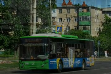 Харківський тролейбус, скріншот з відео