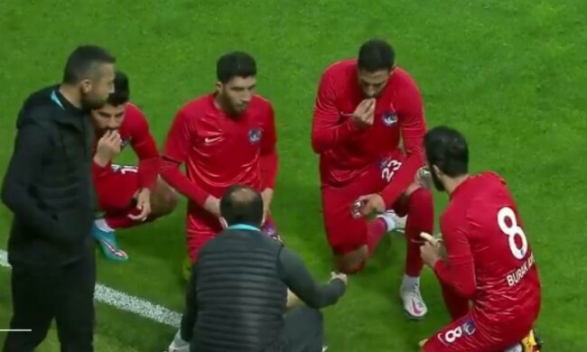 Футбольный матч, фото: скриншот из видео