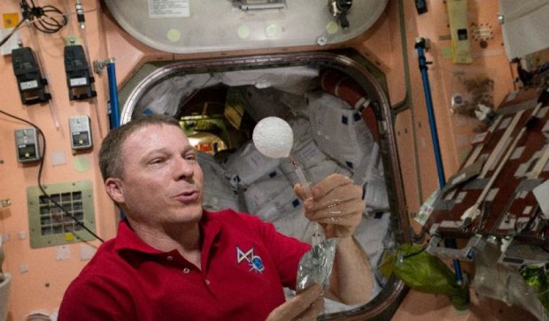 Астронавти показали «фокус» з шипучою таблеткою в невагомості (відео)