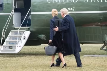 Трамп здійснив таємний візит на базу ВПС США