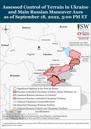 Карта боевых действий, фото: ISW