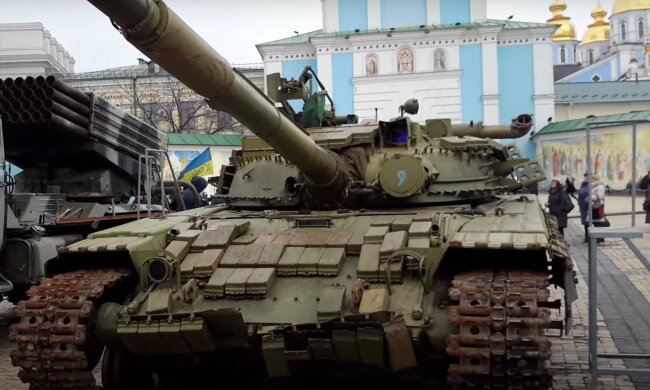 Российский танк. Фото: скрин youtube