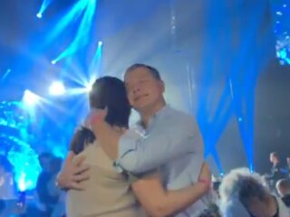 Ляшко и его жена, скриншот с видео