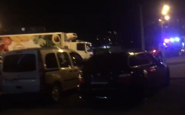 Аварія на місці летальної ДТП у Харкові, кадр з відео
