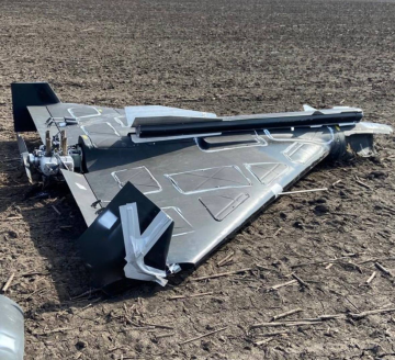 Шахед с муляжем ракеты. Фото: telegram/serhii_flash