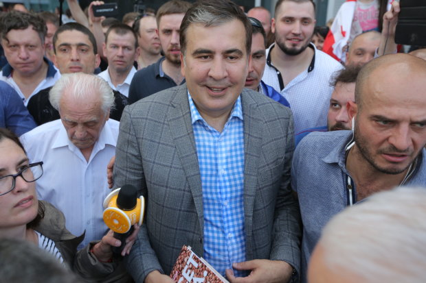Саакашвілі засікли в Одесі: про що екс-губернатор буде говорити з людьми