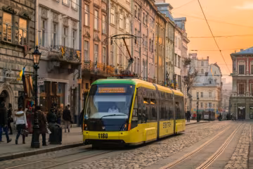 Трамвай у Львові, фото "Львів місто натхнення"