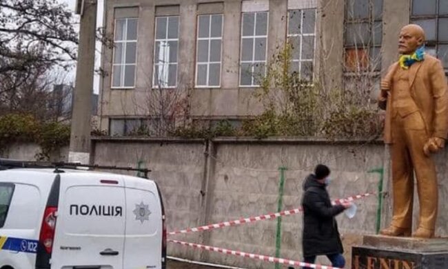 В Киеве появился памятник Ленину: Telegram Киев сейчас