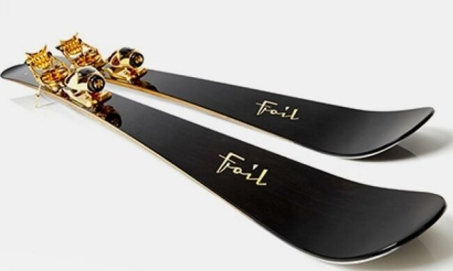 В Італії випустили золоті лижі за $50 тис