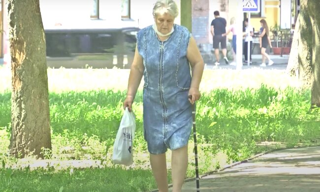 Пенсіонерка. Фото: скрін youtube