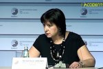 Яресько в Ризі відмовилася говорити російською