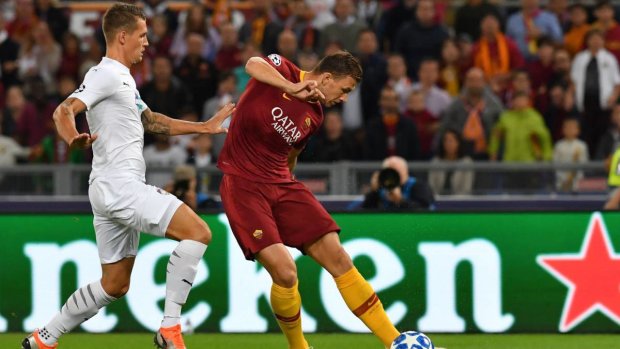 Лига чемпионов: Рома поиздевалась над чехами, забив пять голов