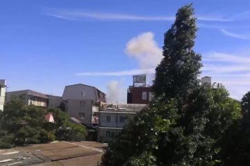 Вибухи у Криму, кадр з відео