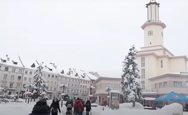 Ивано-Франковск, кадр из видео, изображение иллюстративное: YouTube