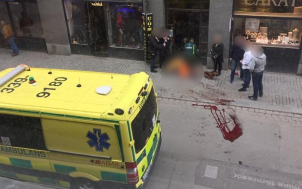 Появились жуткие кадры атаки террориста в Стокгольме