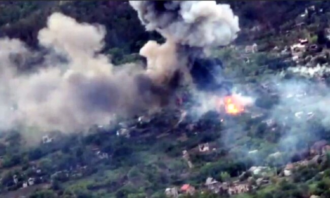 ВСУ уничтожают вражеский танк. Фото: Facebook