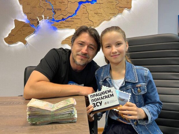 Сергій Притула та 8-річна Валерія