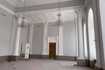 Садовий показав шикарний ремонт за 10 мільйонів - білі колони, люстри "під старовину" і золотий душ