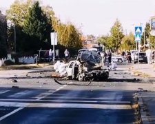 В  Белграде взорвали автомобиль