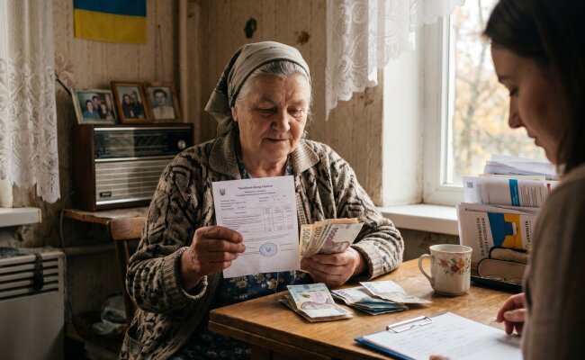 пенсія виплати пенсіонер гривні