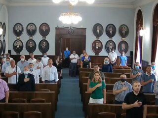 Черновицкий городской совет, скриншот с видео