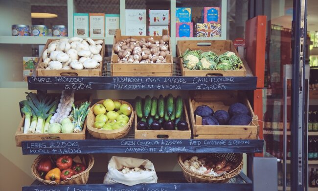 Продуктовый прилавок, фото pixabay