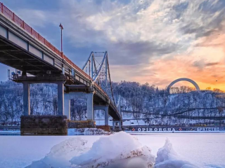 Киев, зима, фото из соцсетей