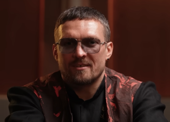 Александр Усик, кадр из интервью