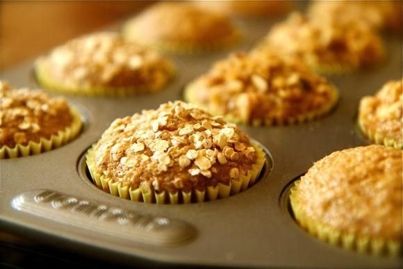 Необычный рецепт кексов с отрубями и беконом