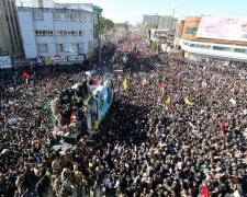 Похорон генерала Сулеймані відклали: кількість жертв тисняви катастрофічно зросла