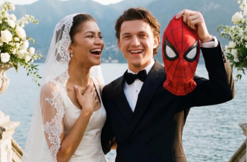 Фото со "свадьбы" Зендеи и Тома Холланда