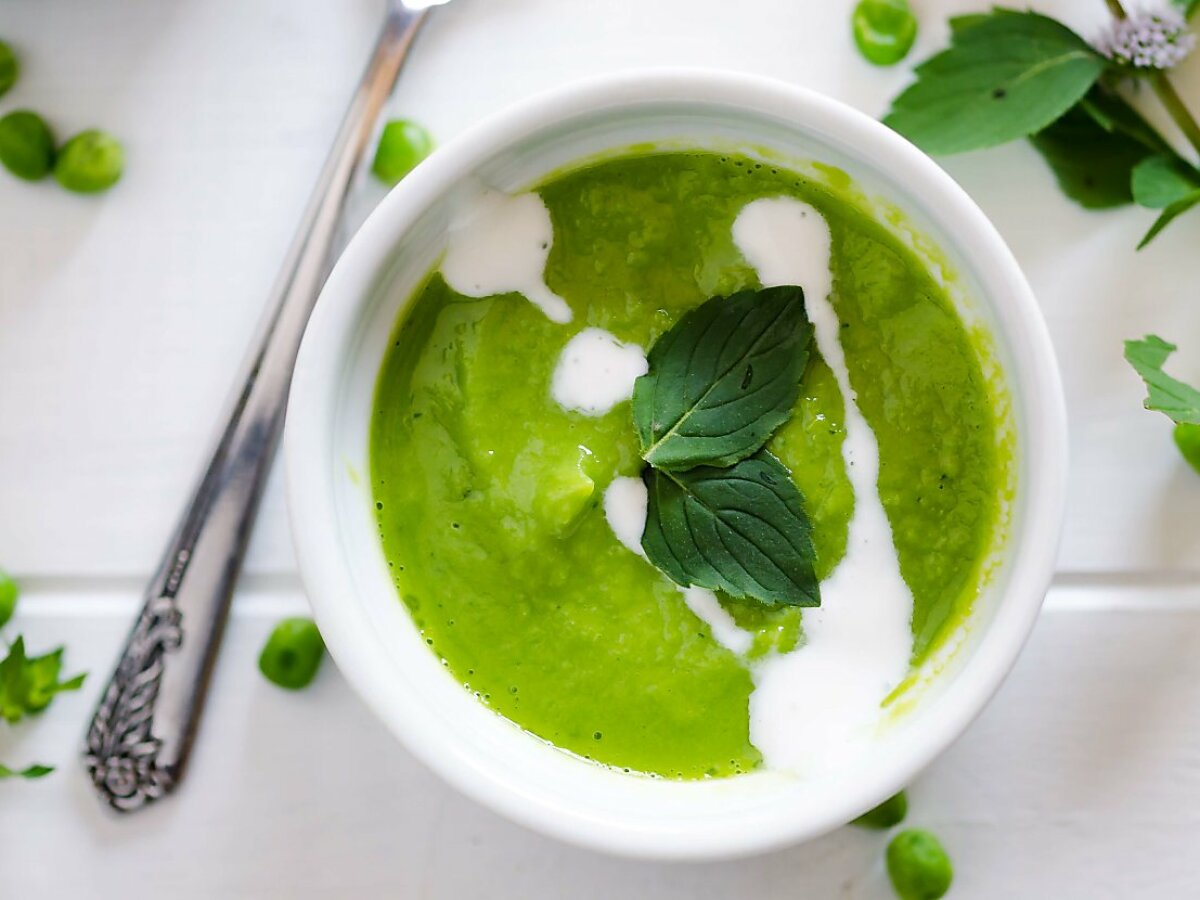 Классический гороховый суп из зелёного горошка