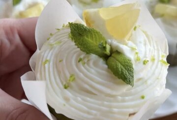 Яркие лимонные мафины: фото скрин рецепта