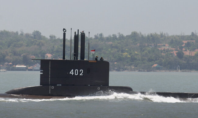 Підводний човен МВС Індонезії, фото: CNA