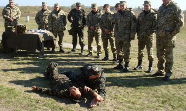 Под Черниговом военного убило гранатой