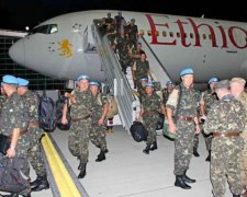 Украинских миротворцев представили на уникальной выставке