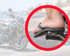 Штраф 200 євро за шльопанці на мотоциклі в Іспанії