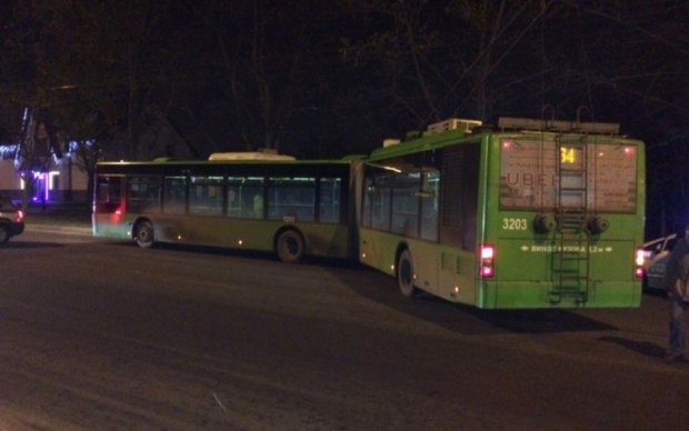 Водитель троллейбуса перепугал харьковчан "управляемым" заносом