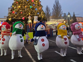 ВДНХ, Киев, Новый год, фото из соцсетей