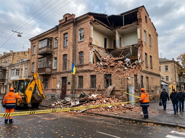 Атака РФ на Одессу: разрушен дом, повреждены лицей и предприятие — трое пострадавших