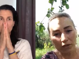 Маша Єфросиніна та Яна з Бучі, кадр з відео