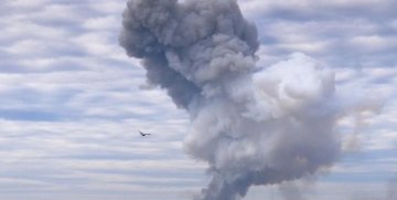 СМИ: базу боевиков взорвали в Донецке