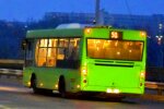 Зелений автобус в Миколаєві, скріншот: YouTube