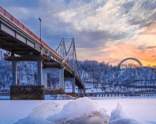 Киев, зима, фото из соцсетей