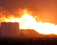 Ракета Starhopper в действии