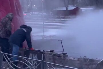 Авария на России. Фото: кадр с видео