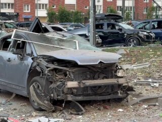 последствия атаки шахедами на Киев 10.06.2025