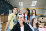 Ученики на уроке в школе