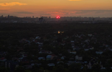 Погода, захід сонця, фото із соцмереж