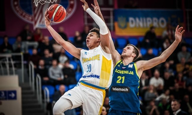 Сборная Украины по баскетболу проиграла словенцам в матче отбора к ЧМ-2019